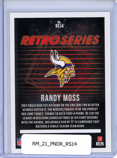Randy Moss 2021 Donruss, Retro Series #RS14