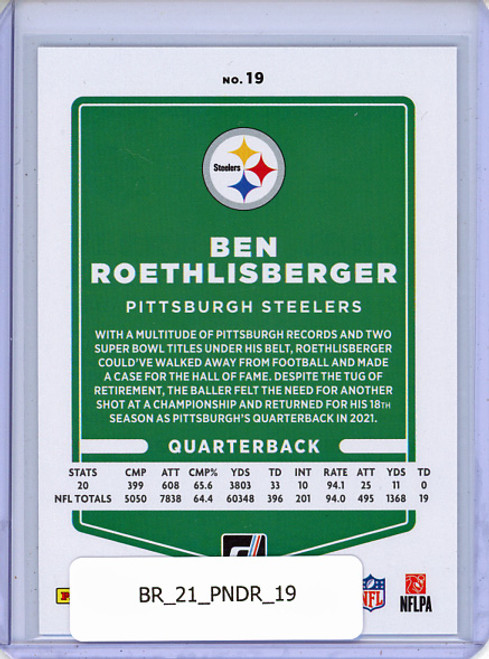 Ben Roethlisberger 2021 Donruss #19