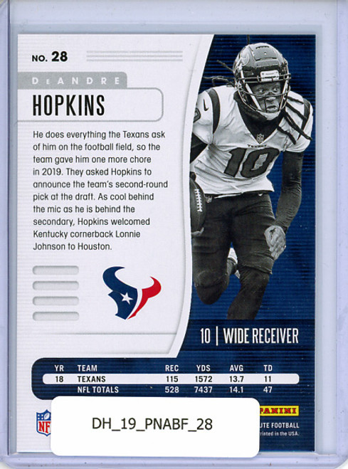 DeAndre Hopkins 2019 Absolute #28