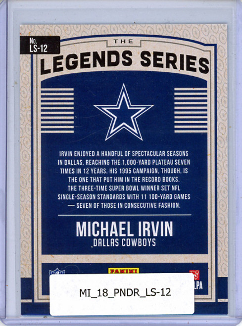 Michael Irvin 2018 Donruss, Legends Series #LS-12