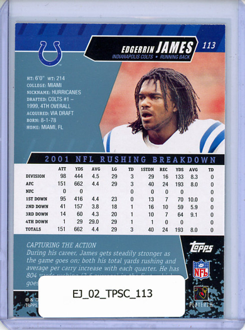 Edgerrin James 2002 Stadium Club #113