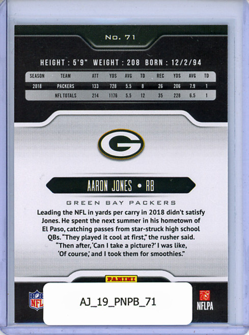 Aaron Jones 2019 Playbook #71