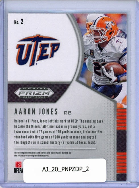 Aaron Jones 2020 Prizm Draft Picks #2