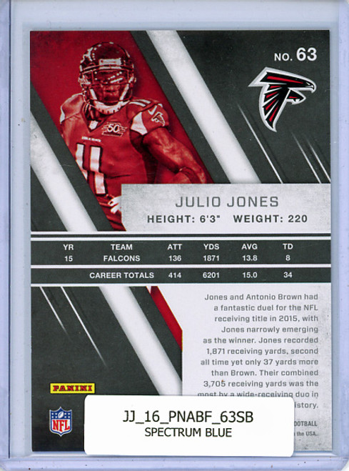 Julio Jones 2016 Absolute #63 Spectrum Blue