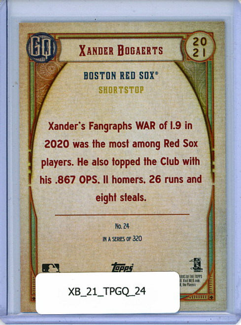 Xander Bogaerts 2021 Gypsy Queen #24