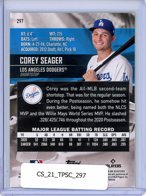 Corey Seager 2021 Stadium Club #297