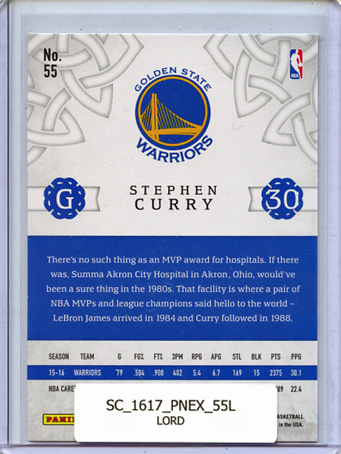 Stephen Curry 2016-17 Excalibur #55 Lord
