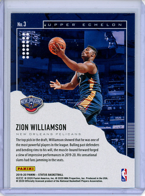 Zion Williamson 2019-20 Status, Upper Echelon #3 (1)