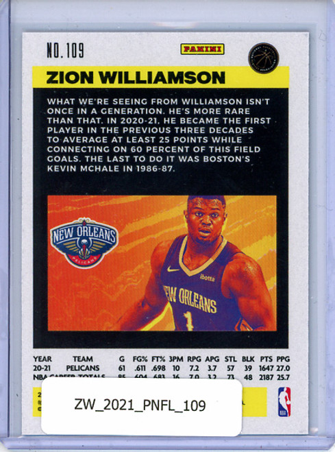 Zion Williamson 2020-21 Flux #109