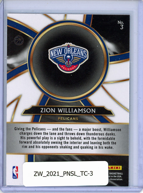 Zion Williamson 2020-21 Select, Turbocharged #3