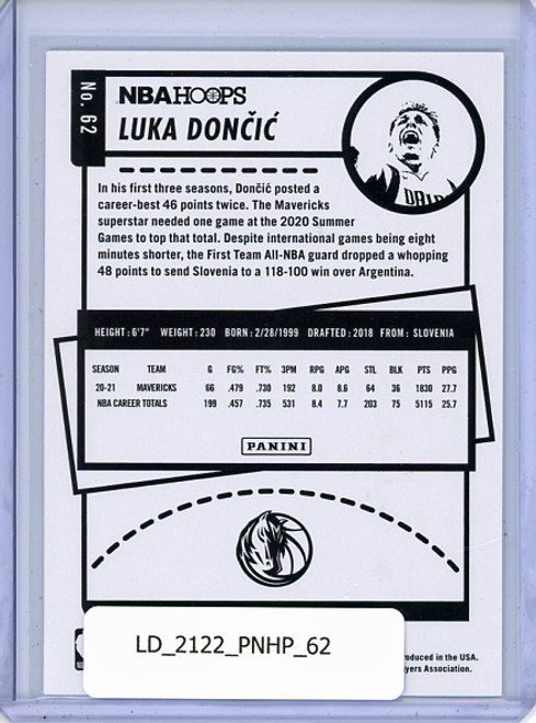Luka Doncic 2021-22 Hoops #62