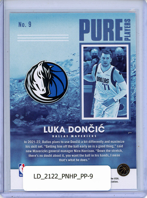 Luka Doncic 2021-22 Hoops, Pure Players #9