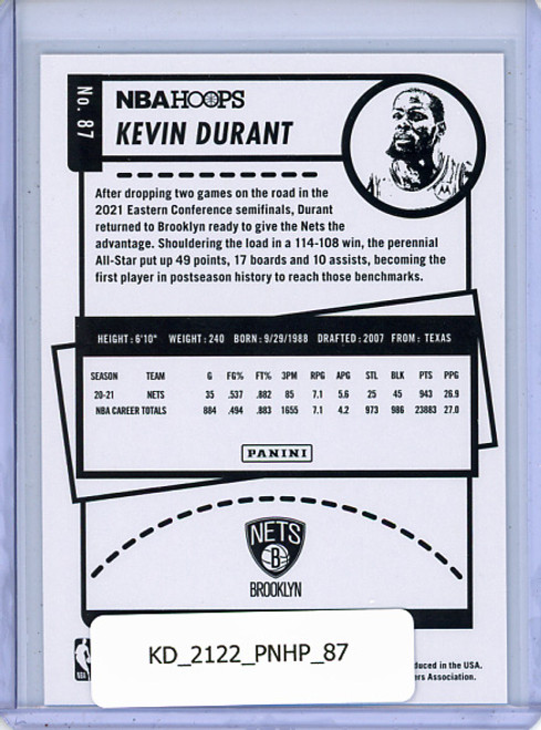 Kevin Durant 2021-22 Hoops #87