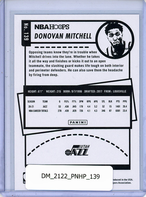 Donovan Mitchell 2021-22 Hoops #139