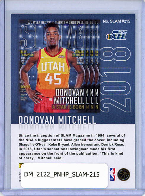 Donovan Mitchell 2021-22 Hoops, SLAM #215