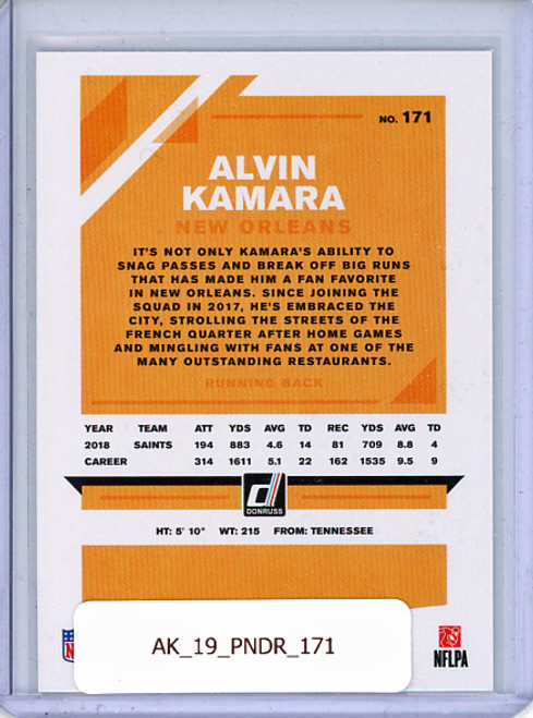 Alvin Kamara 2019 Donruss #171