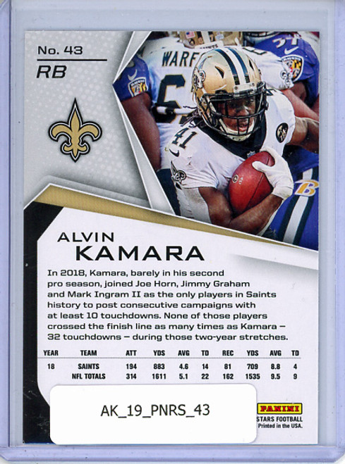 Alvin Kamara 2019 Rookies & Stars #43