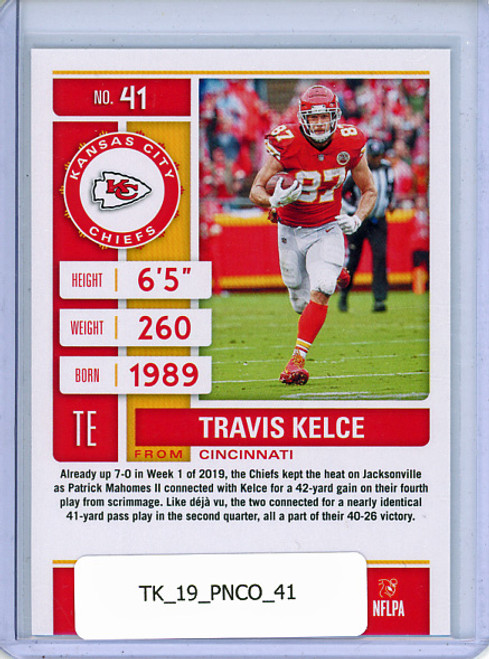 Travis Kelce 2019 Contenders #41