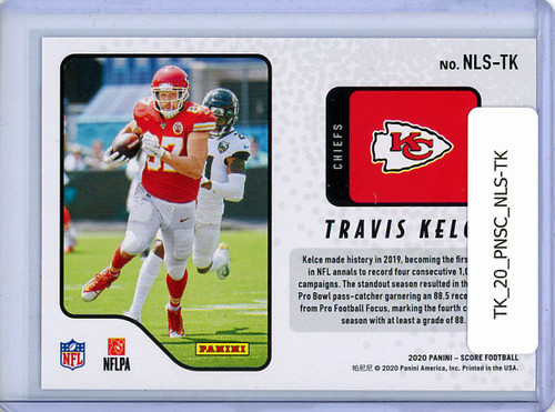 Travis Kelce 2020 Score, Next Level Stats #NLS-TK