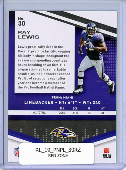 Ray Lewis 2019 Playoff #30 Red Zone