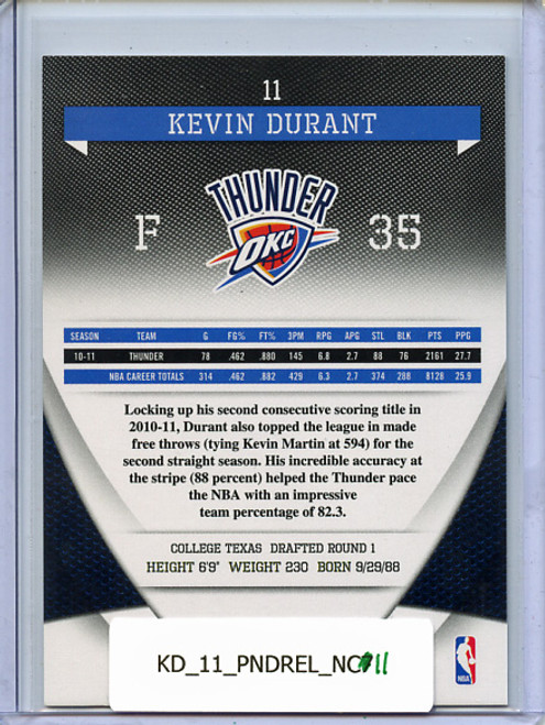 Kevin Durant 2011 Donruss Elite, National Convention #11