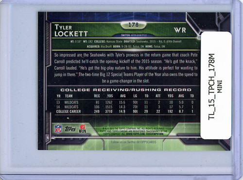 Tyler Lockett 2015 Topps Chrome #178 Mini