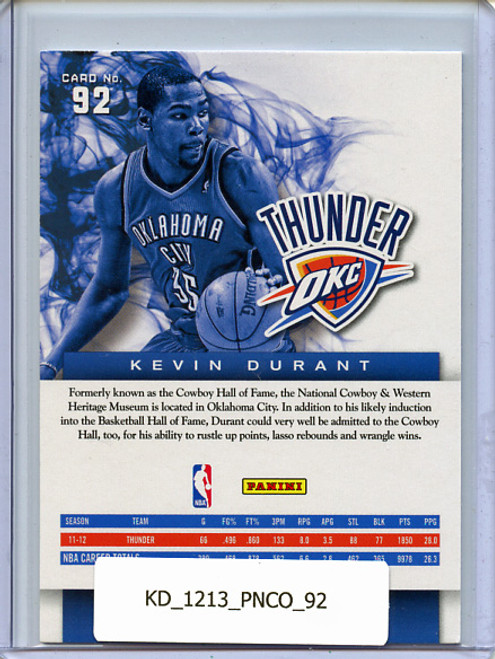 Kevin Durant 2012-13 Contenders #92