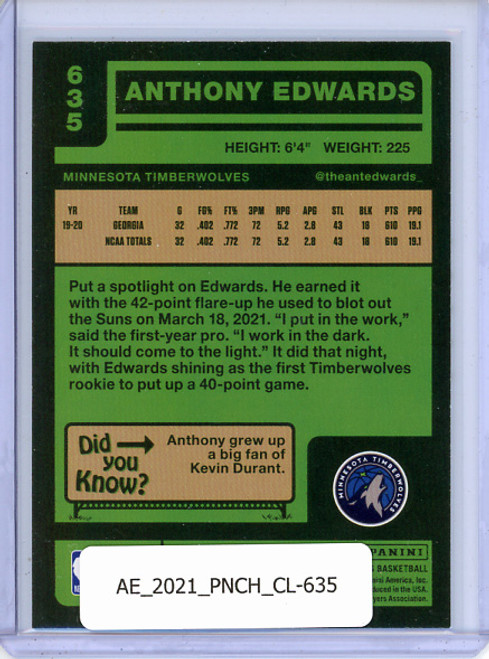Anthony Edwards 2020-21 Chronicles, Classics #635