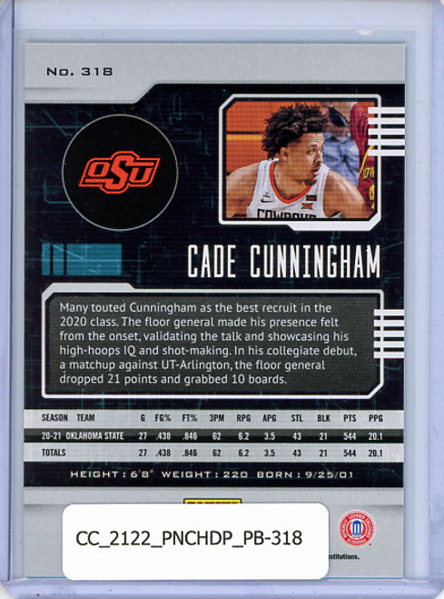 Cade Cunningham 2021-22 Chronicles Draft Picks, Playbook #318