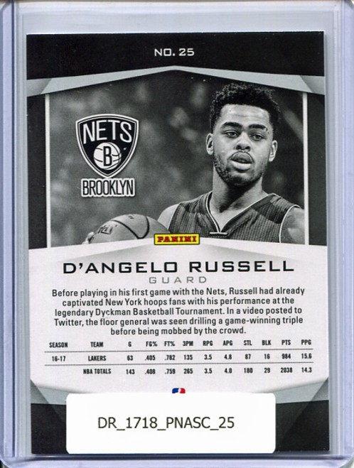 D'Angelo Russell 2017-18 Ascension #25
