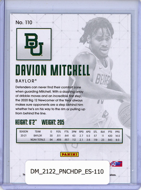 Davion Mitchell 2021-22 Chronicles Draft Picks, Essentials #110