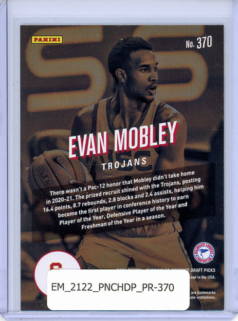 Evan Mobley 2021-22 Chronicles Draft Picks, Prestige #370