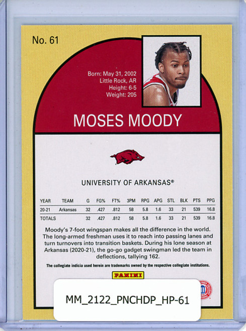 Moses Moody 2021-22 Chronicles Draft Picks, Hoops Retro #61