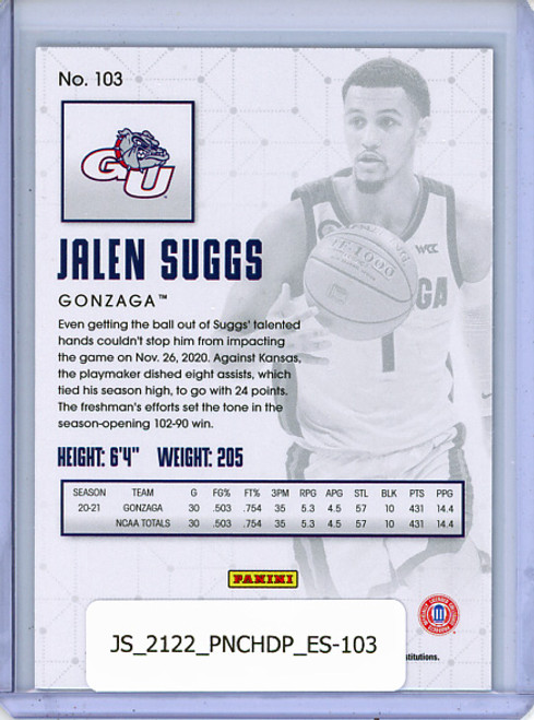 Jalen Suggs 2021-22 Chronicles Draft Picks, Essentials #103