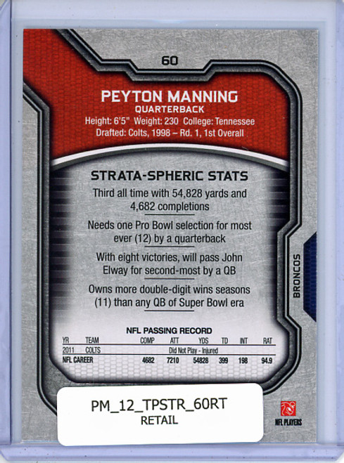 Peyton Manning 2012 Strata #60 Retail