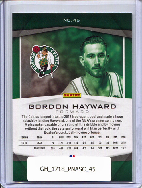 Gordon Hayward 2017-18 Ascension #45