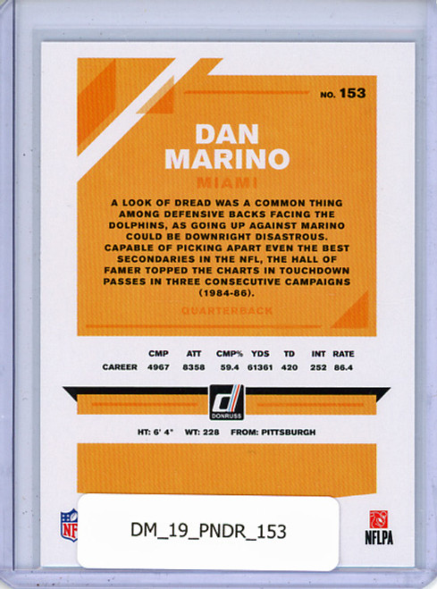 Dan Marino 2019 Donruss #153
