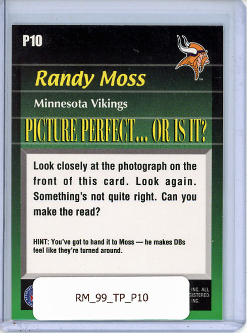 Randy Moss 1999 Topps, Picture Perfect #P10