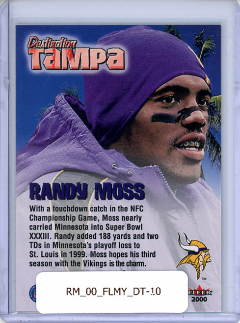 Randy Moss 2000 Mystique, Destination Tampa #DT10
