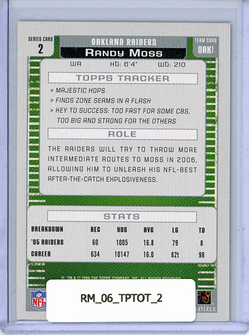 Randy Moss 2006 Total #2