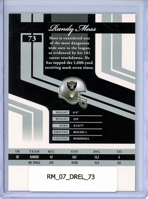 Randy Moss 2007 Donruss Elite #73