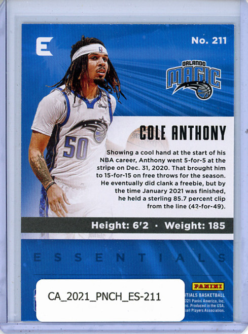 Cole Anthony 2020-21 Chronicles, Essentials #211