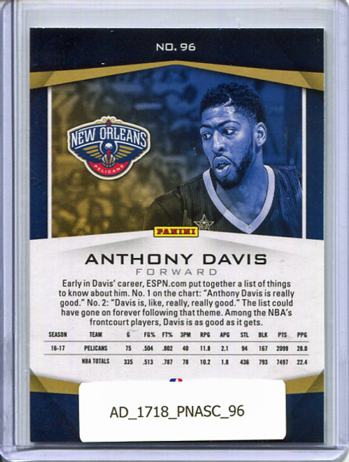 Anthony Davis 2017-18 Ascension #96