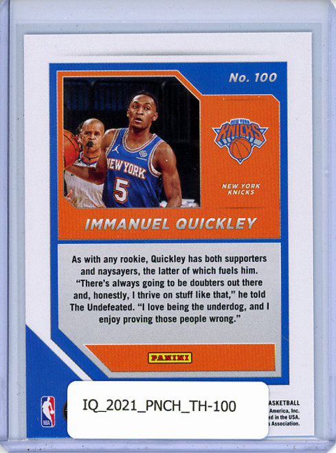 Immanuel Quickley 2020-21 Chronicles, Threads #100