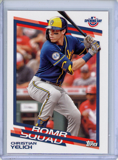 Christian Yelich 2022 Opening Day, Bomb Squad #BS-25