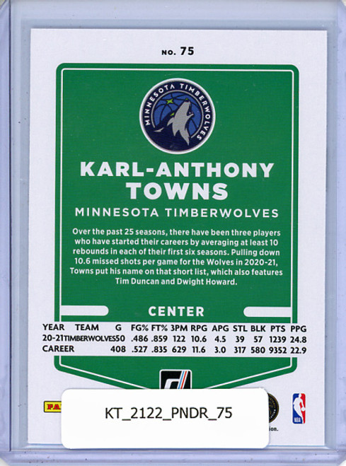 Karl-Anthony Towns 2021-22 Donruss #75