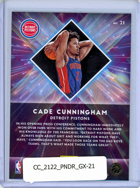 Cade Cunningham 2021-22 Donruss, Great X-Pectations #21