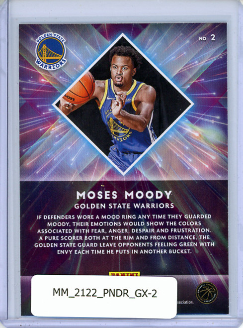 Moses Moody 2021-22 Donruss, Great X-Pectations #2