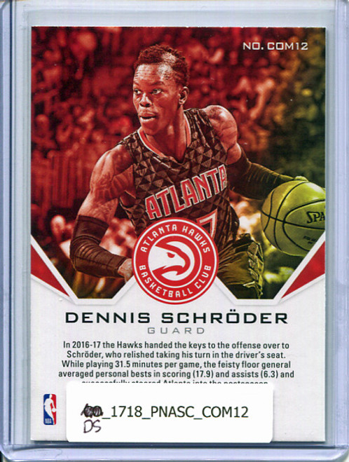 Dennis Schroder 2017-18 Ascension, Composure #COM12