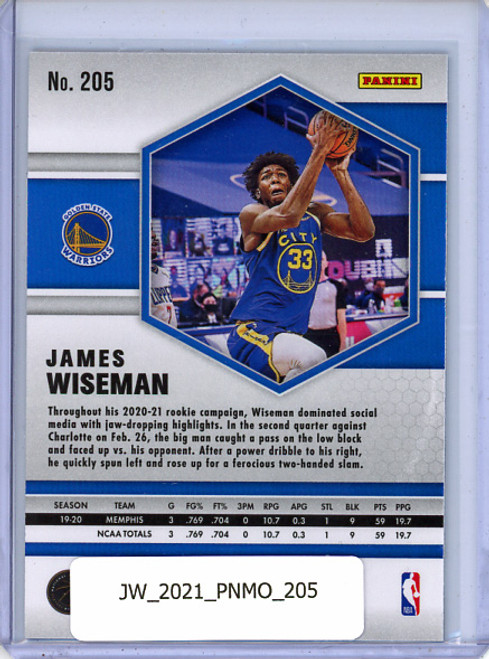 James Wiseman 2020-21 Mosaic #205